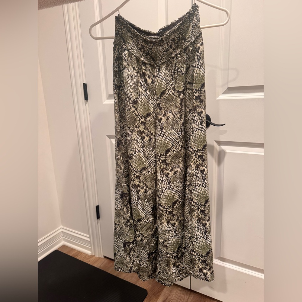 Snake Print Womens Pants